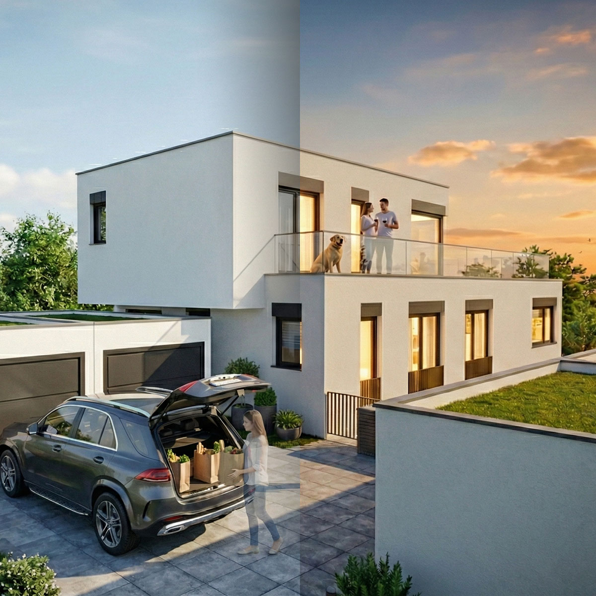 Perfekte Lichtstimmung