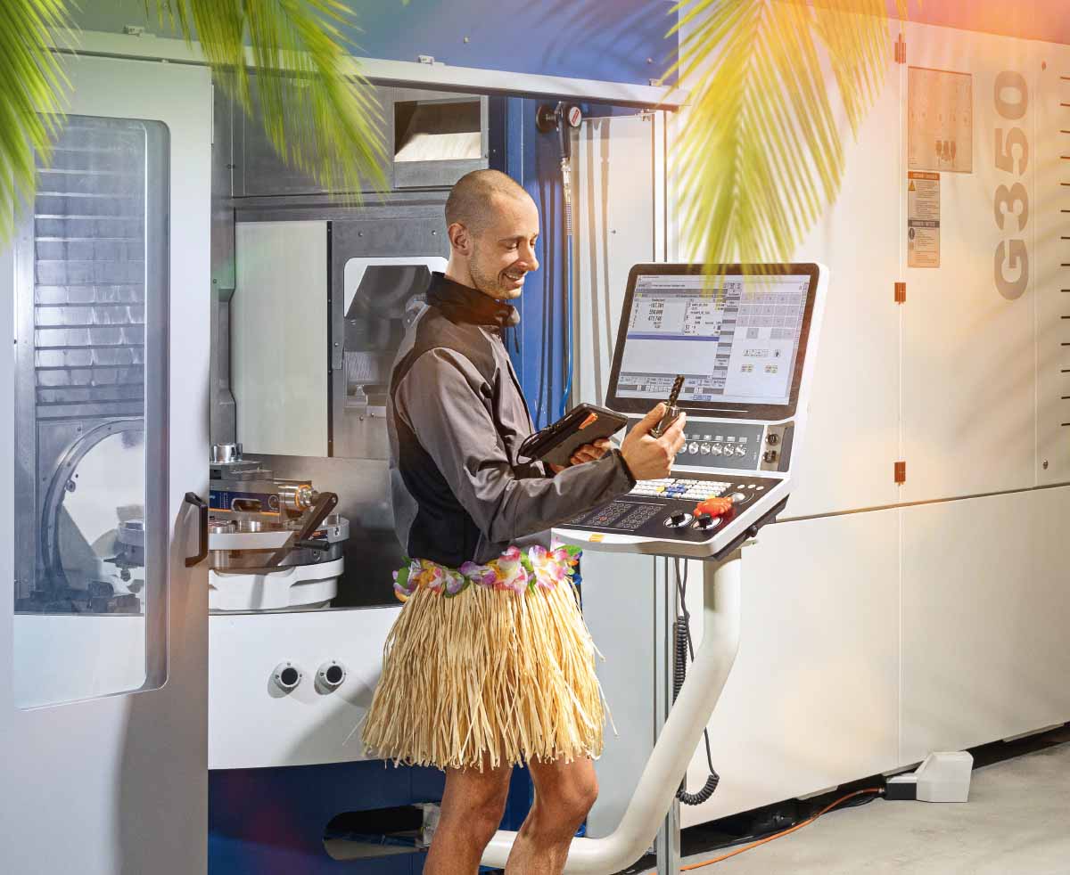 Einfach entspannt arbeiten